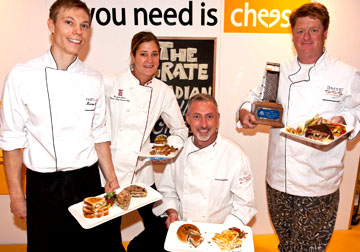 From left to right: Chef Corbin Tomaszeski, Chef Melissa Craig, Chef Paul Rogalski, Chef Michael Howell