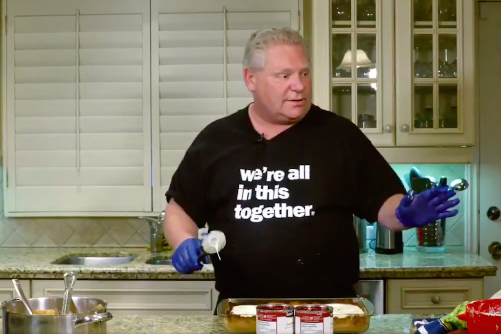 Doug Ford cheesecake