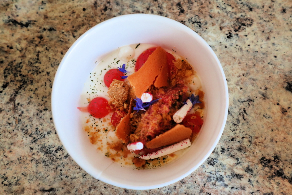 auberge avec canoe panna cotta