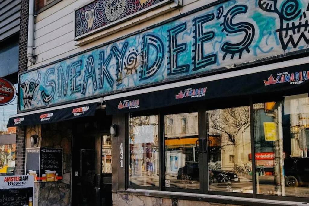 Sneaky Dee's sign