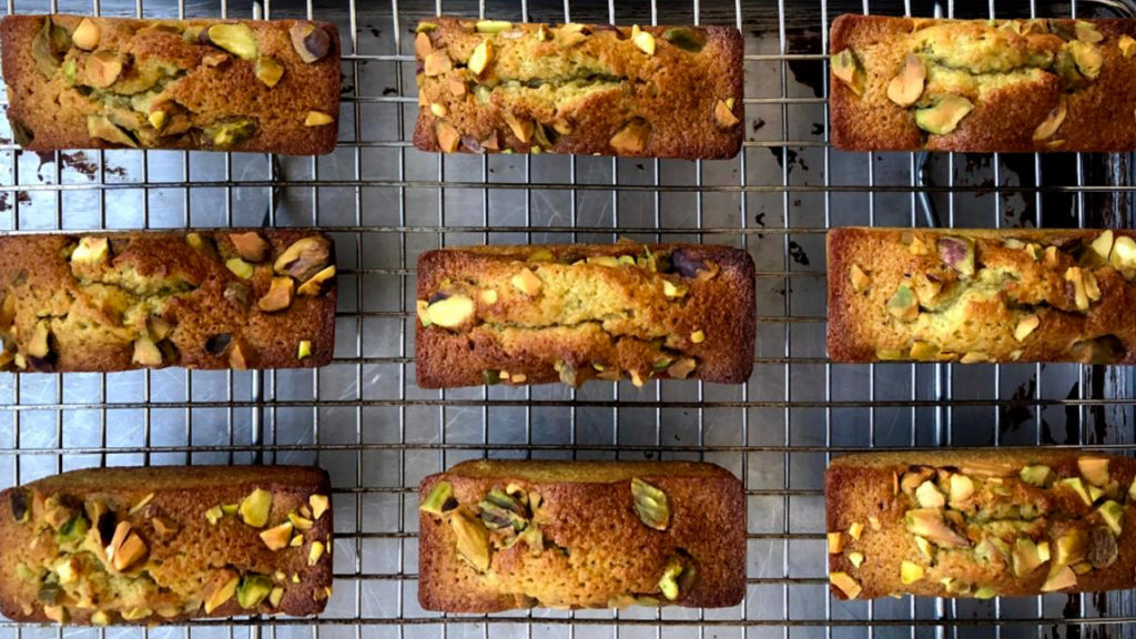 pistachio financier roselle