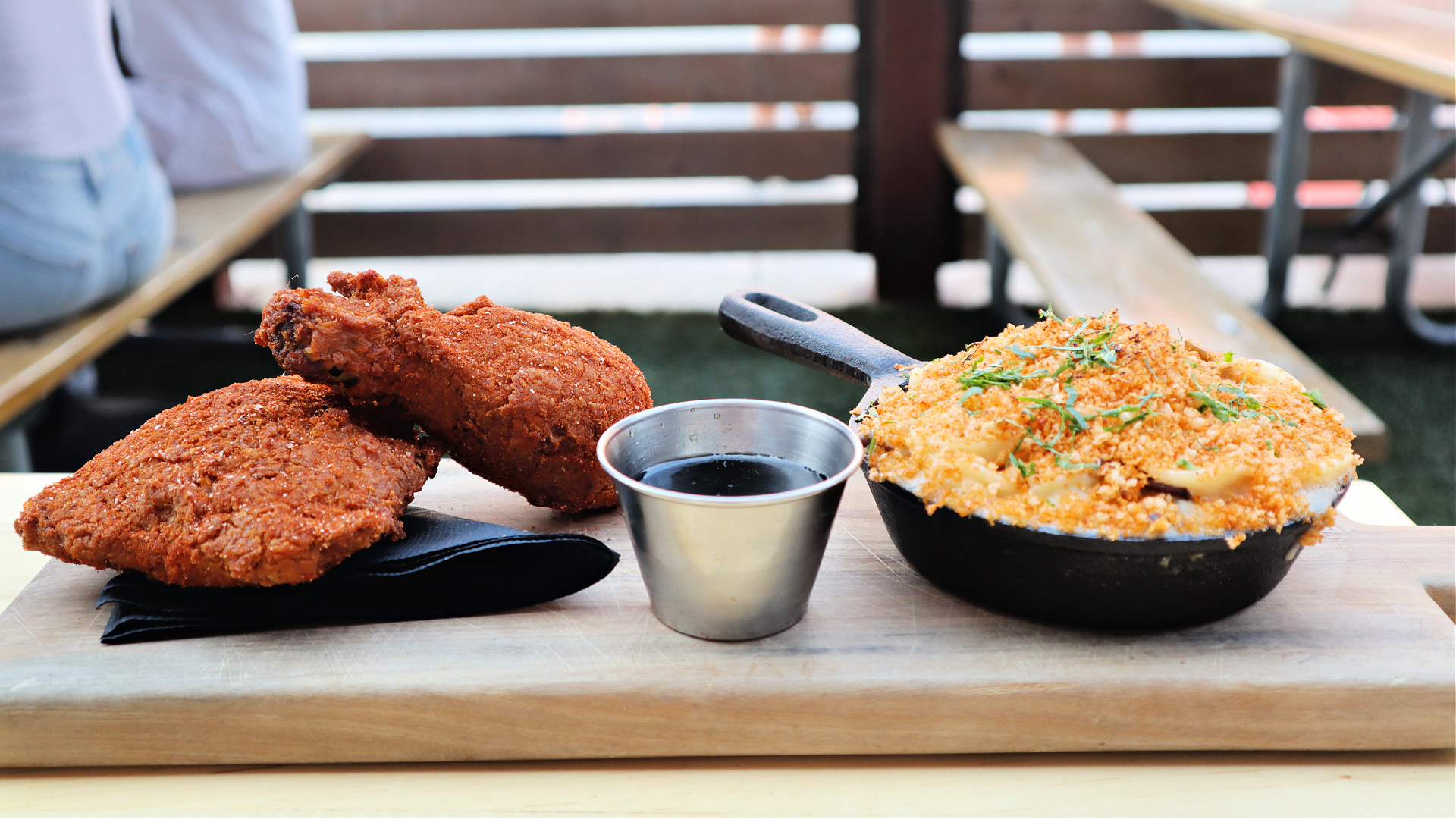 maple bourbon fried chicken parkette