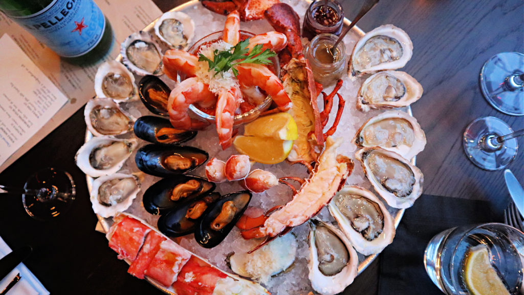 raw bar pink sky