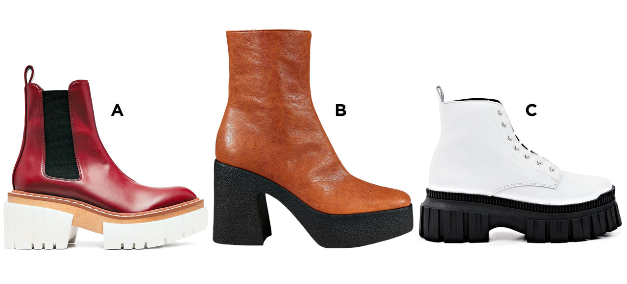 platform boots