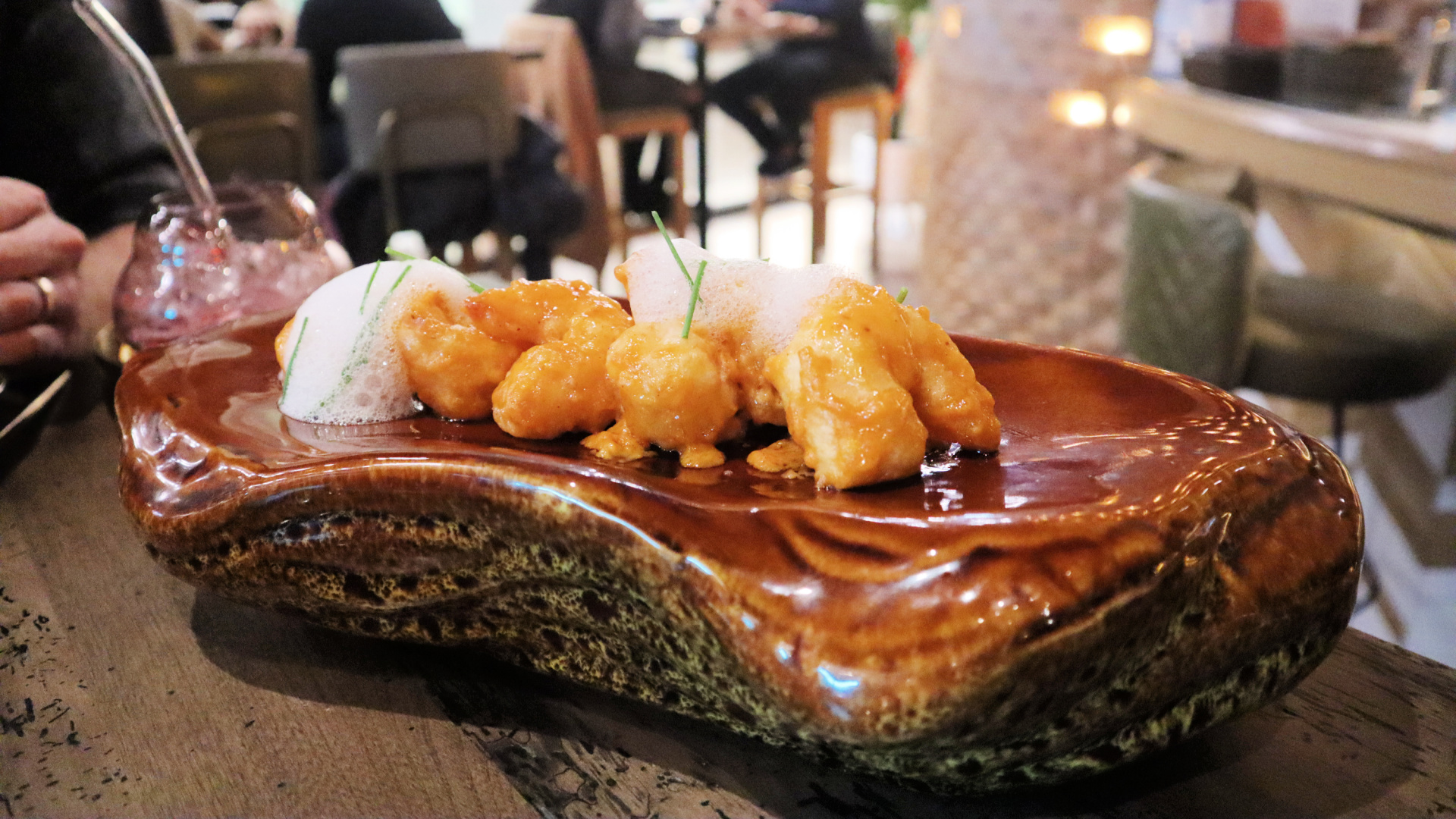 tempura prawns farzi cafe