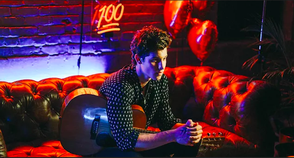 Shawn Mendes at Neon Demon Studio