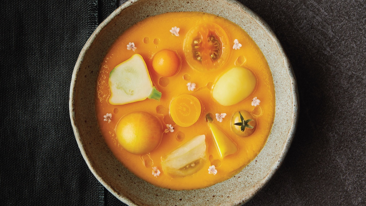 Langdon Hall Golden Vegetable Soup
