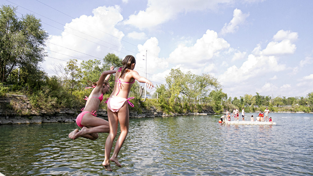 Swimming at St. Mary's