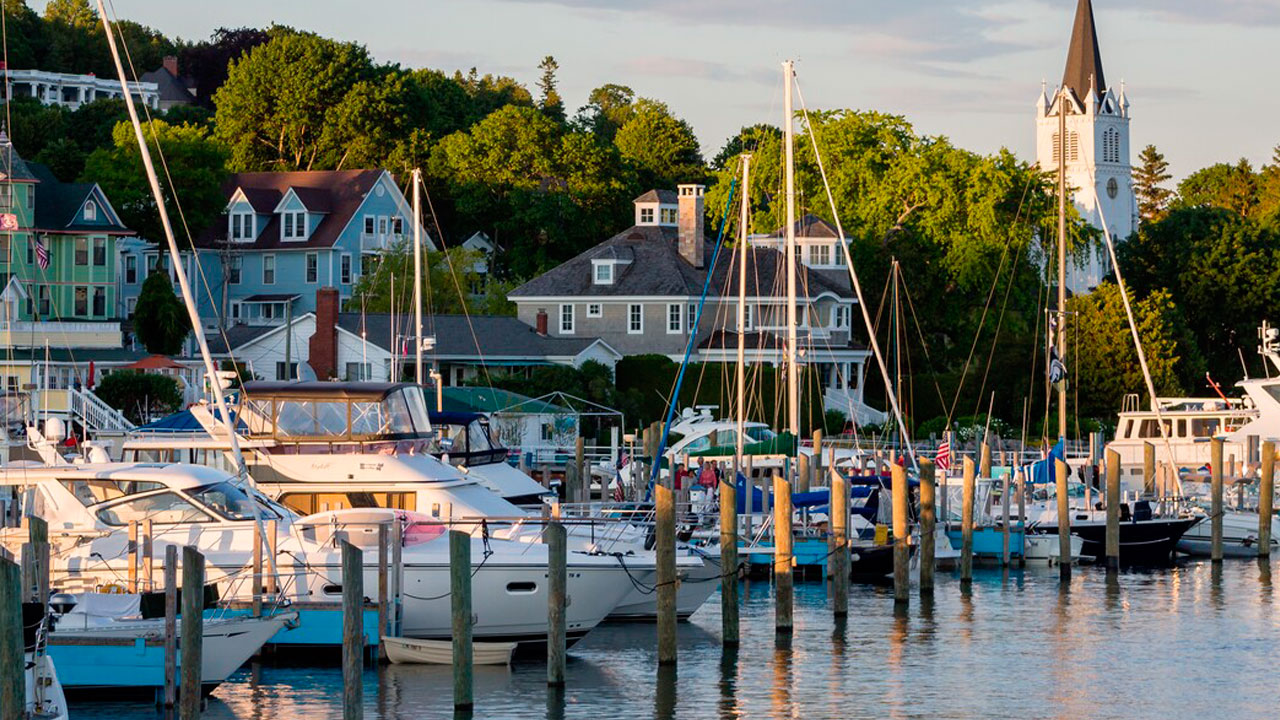 Mackinac Island Michigan, one of the stops on the Great Lakes cruise