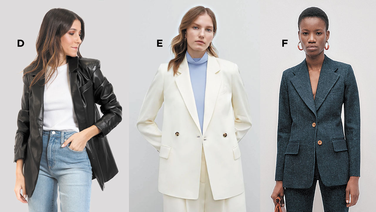 Blazkers from Thursdays, Club Monaco and Holt Renfrew
