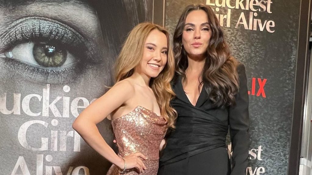 Nicole Huff with Mila Kunis
