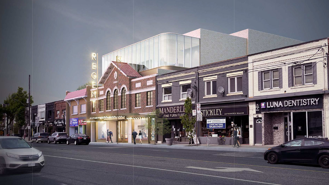 Rendering of Regent Revival project