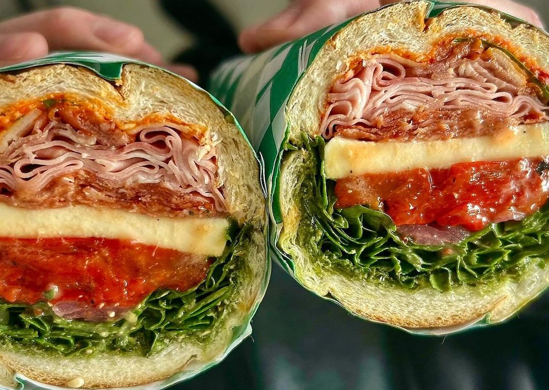 The Italian trio sandwich from Lambo's deli