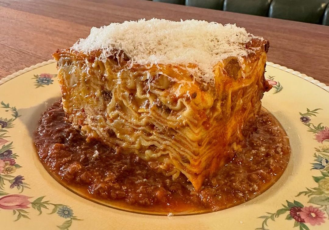 Porzia's famous lasagna