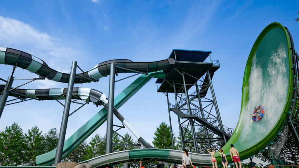 the new Matterhorn Falls water slide at Canada's Wonderland