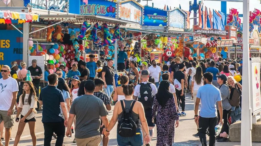 Attendees enjoying the CNE.