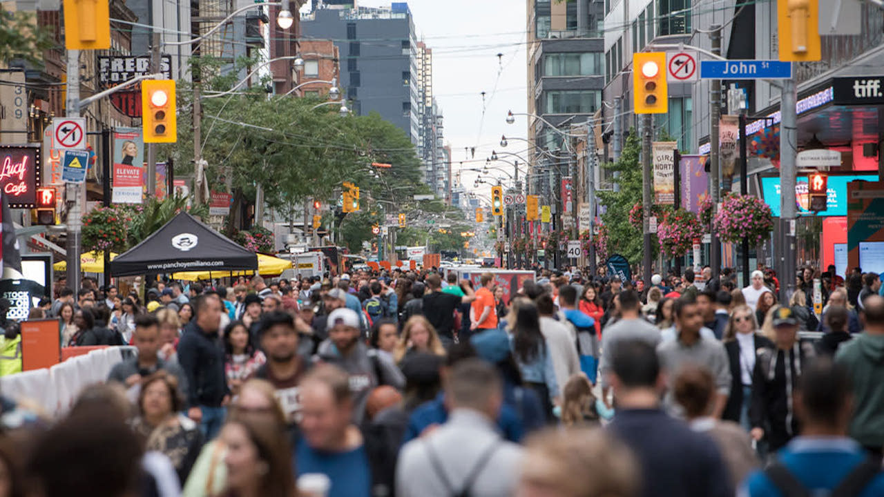 TIFF street festival and sing-a-long