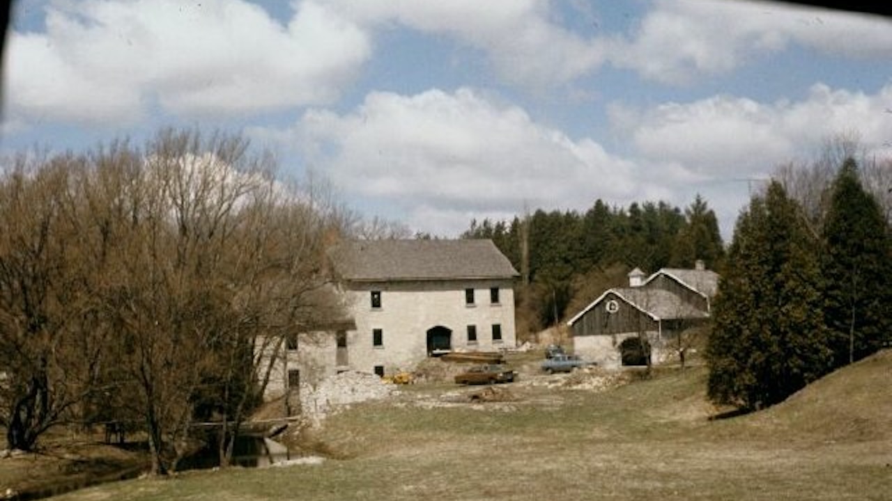 Armstrong Mill and grounds 1974.| Wellington County Museum & Archives
