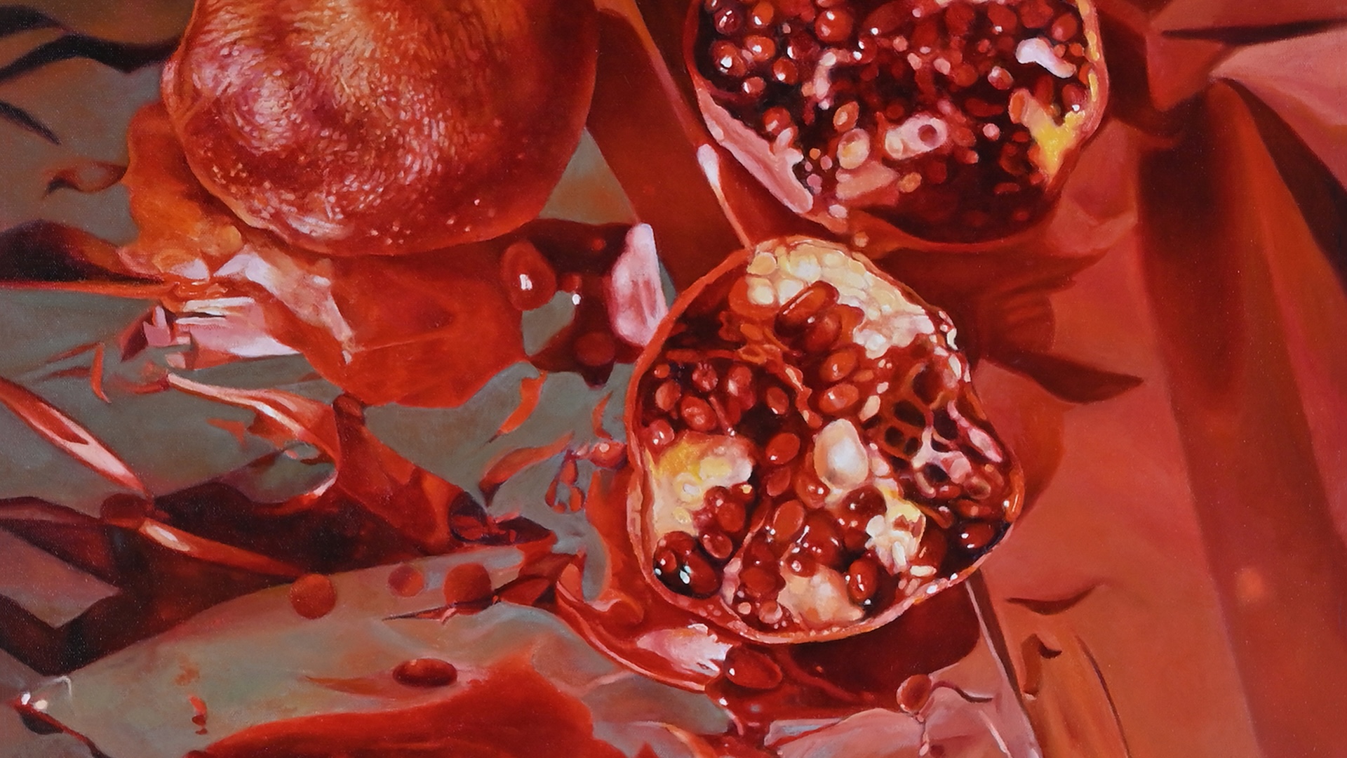 PRATT M Threads of Scarlet Pieces of Pomegranate hr
