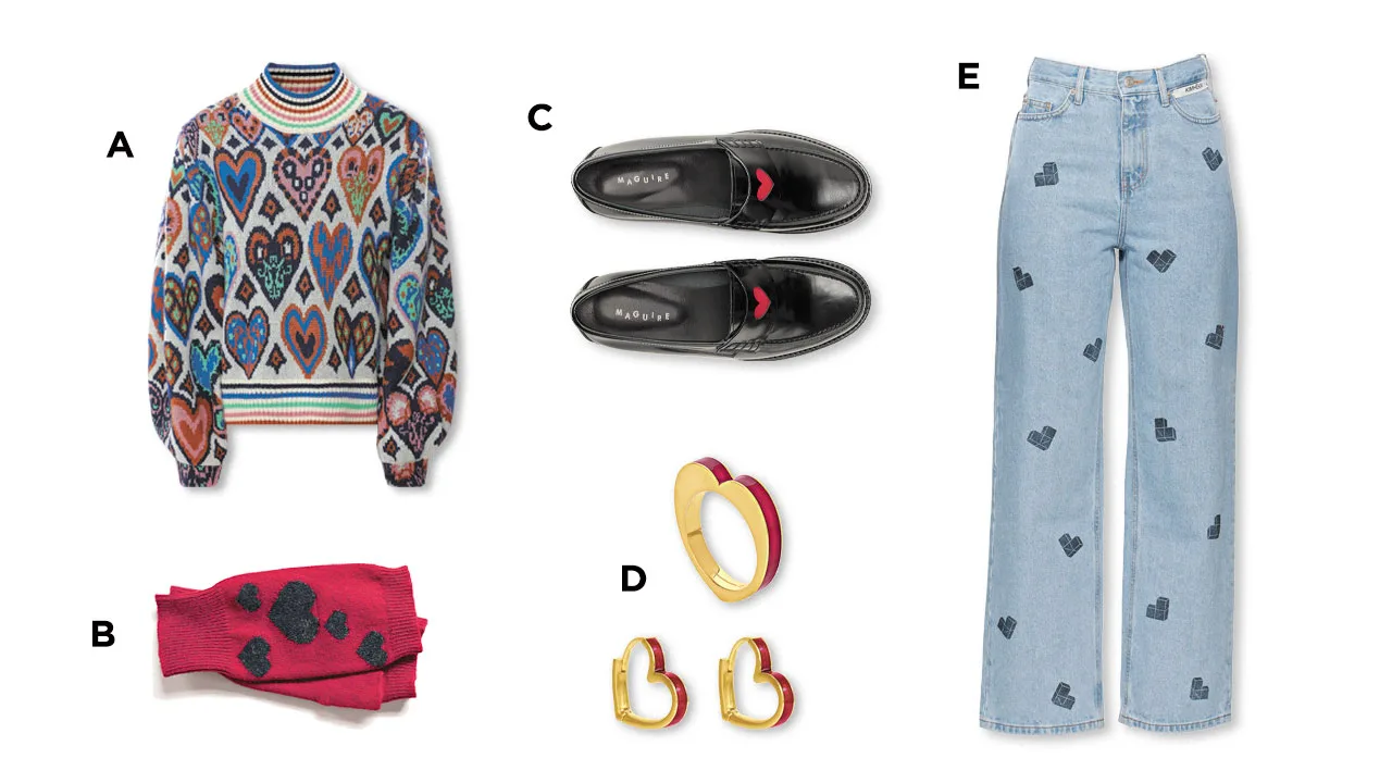 fashion hearts FEB abcde