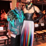 L: Performer Ronald Cummings, @contrapuntalcool R: Armando Perla, artistic director and chief curator at Textile Museum of Canada, @armando_museos