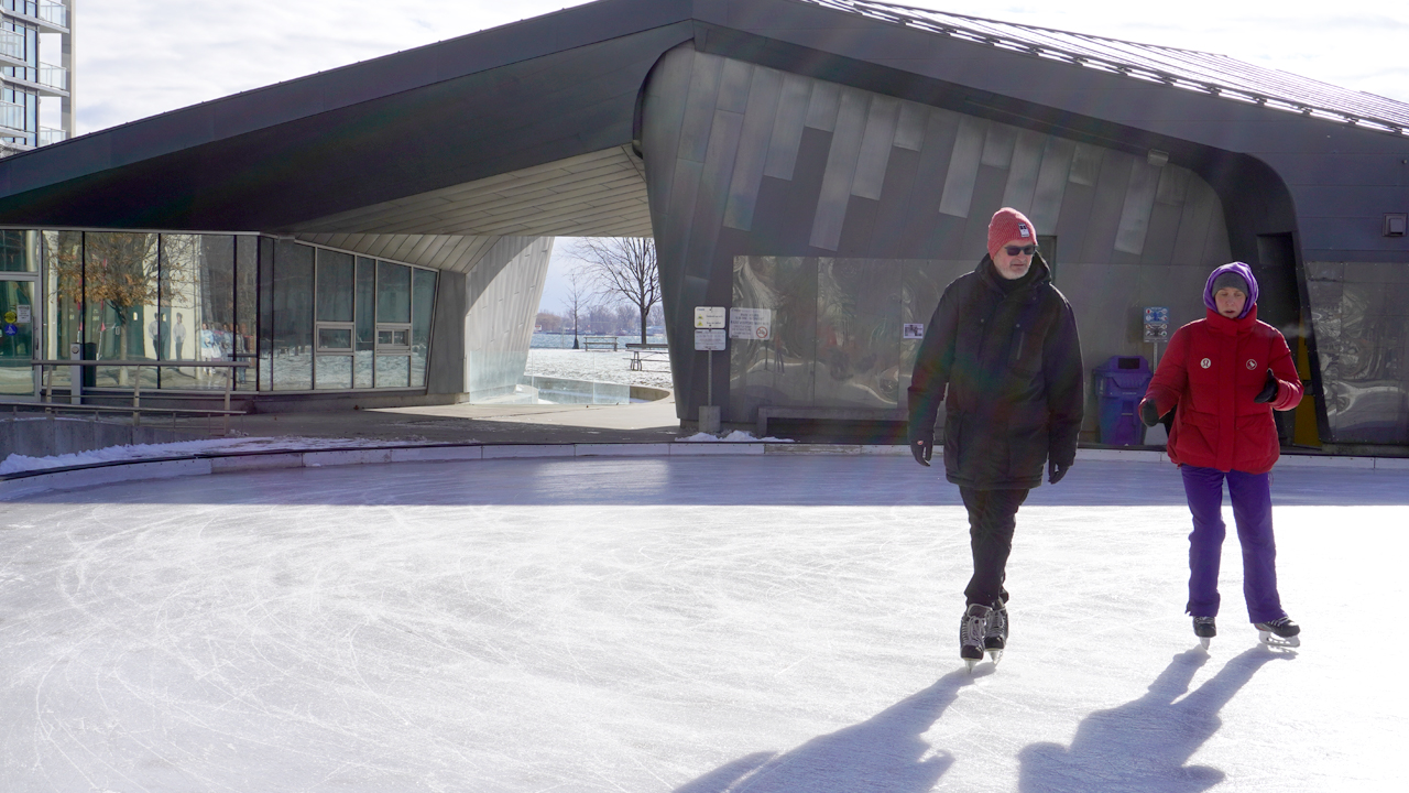 Sherbourne Common skating