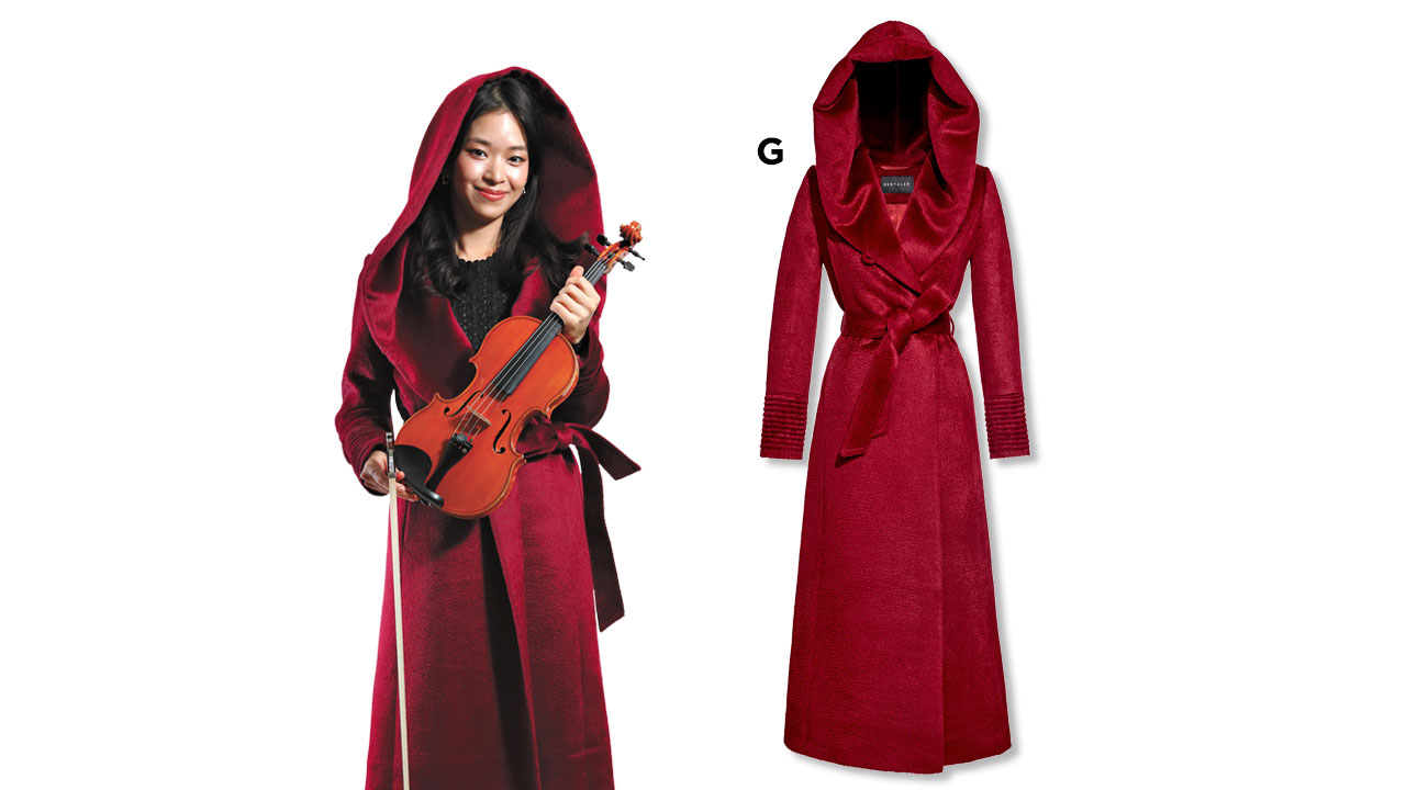 Toronto Symphony Orchestra wearing a Sentaler coat