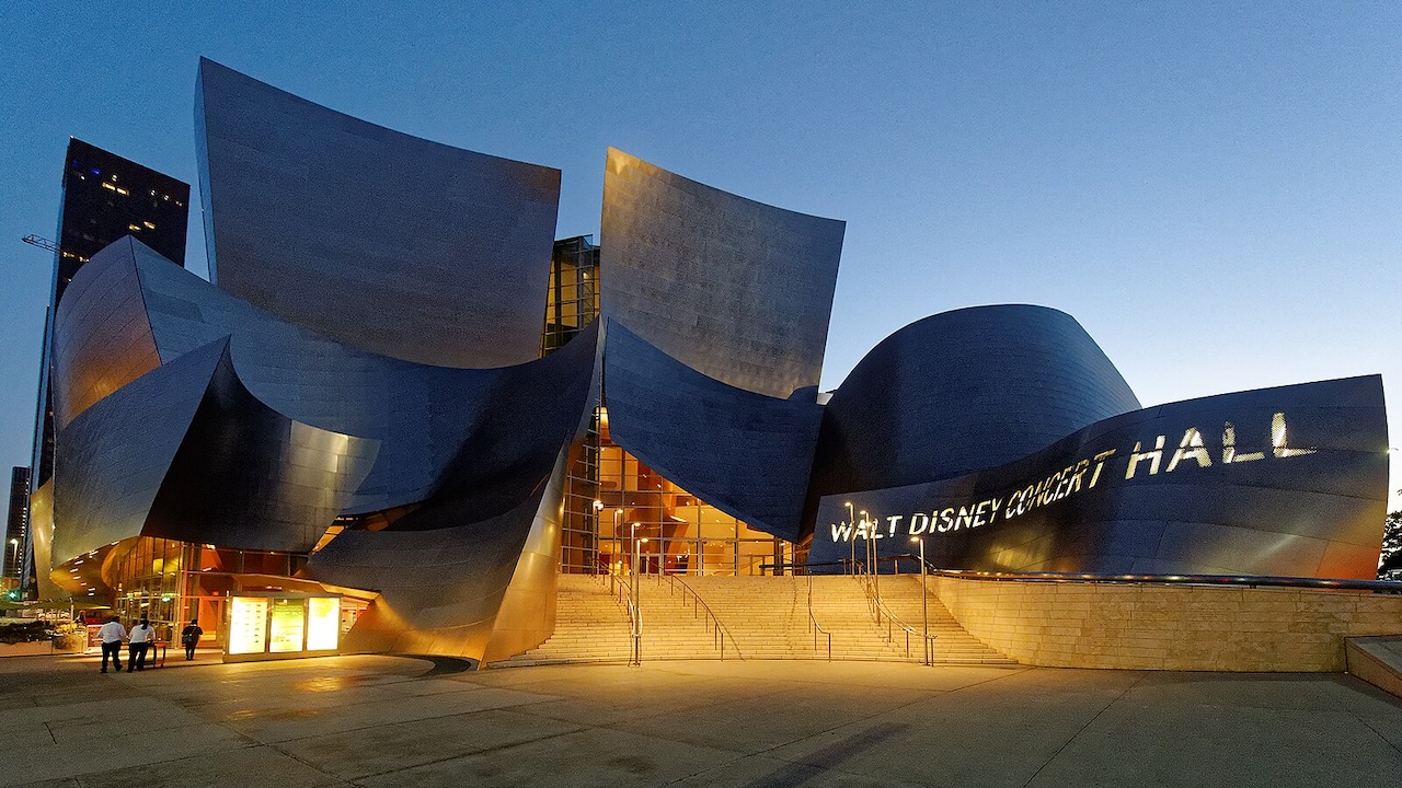 Walt Disney Concer Hall designed by Frank Gehry