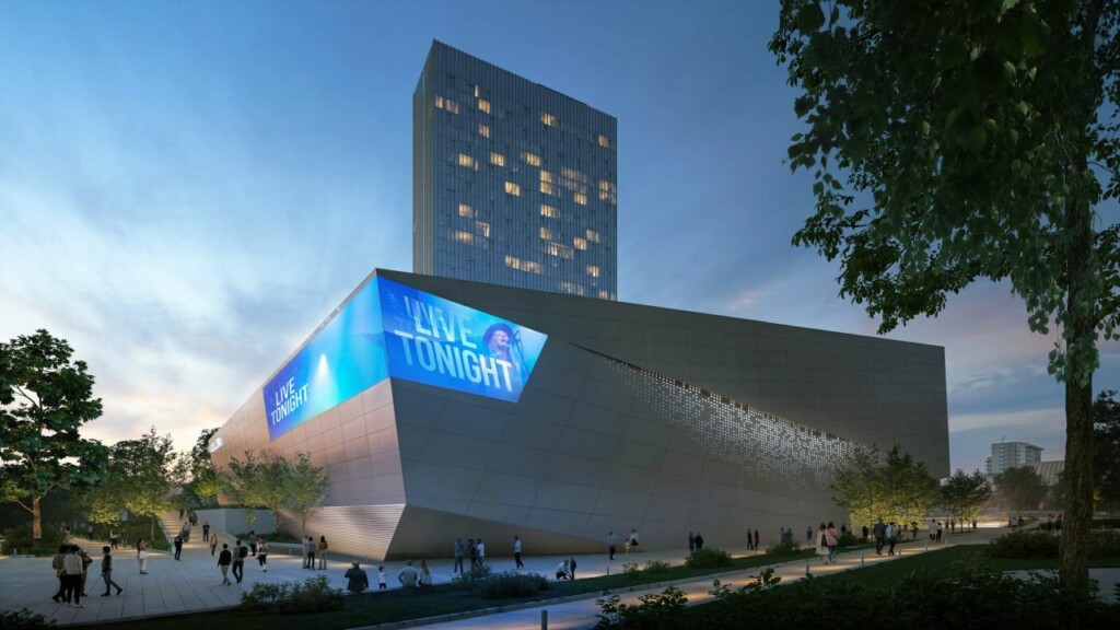 Rendering of proposed concert venue