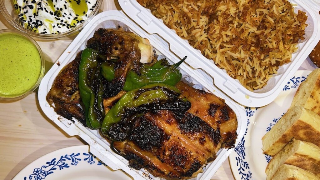 Mozy's Charcoal is a popular spot in Liberty Village.