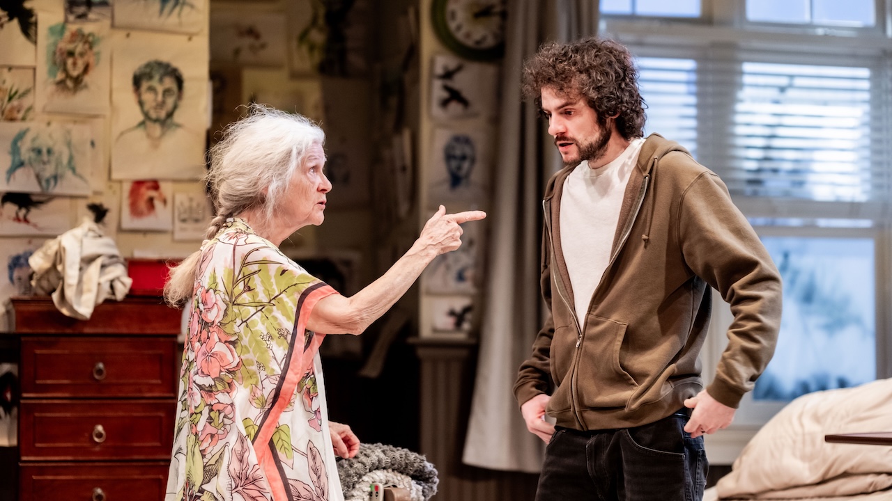 Clare Coulter and Ryan Bommarito in 'Queen Maeve' (photo: Jae Yang)