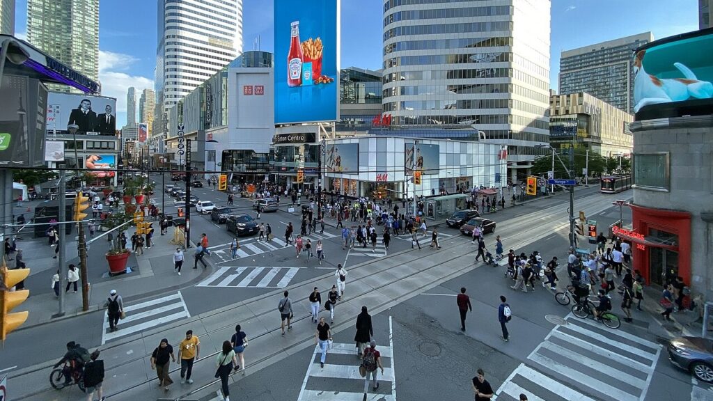 Yonge–Dundas crossing 2022