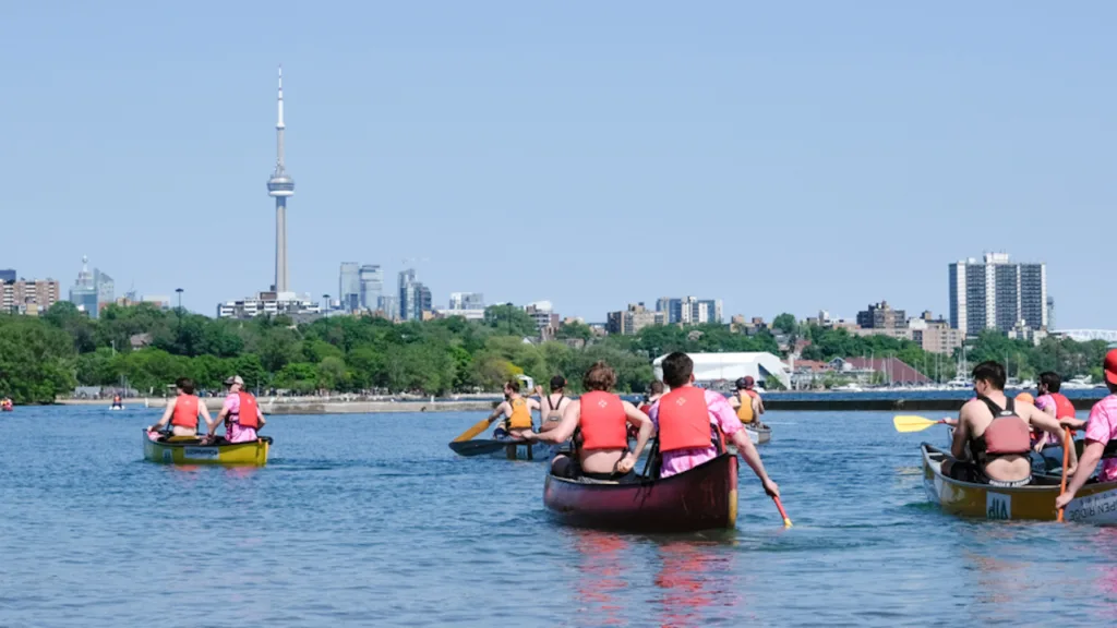camp canoe charity day