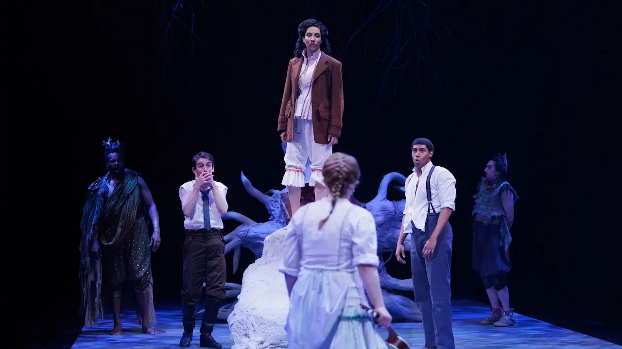 Jessica B. Hill (middle) in 'A Midsummer Night's Dream' (Photo: David Hou)
