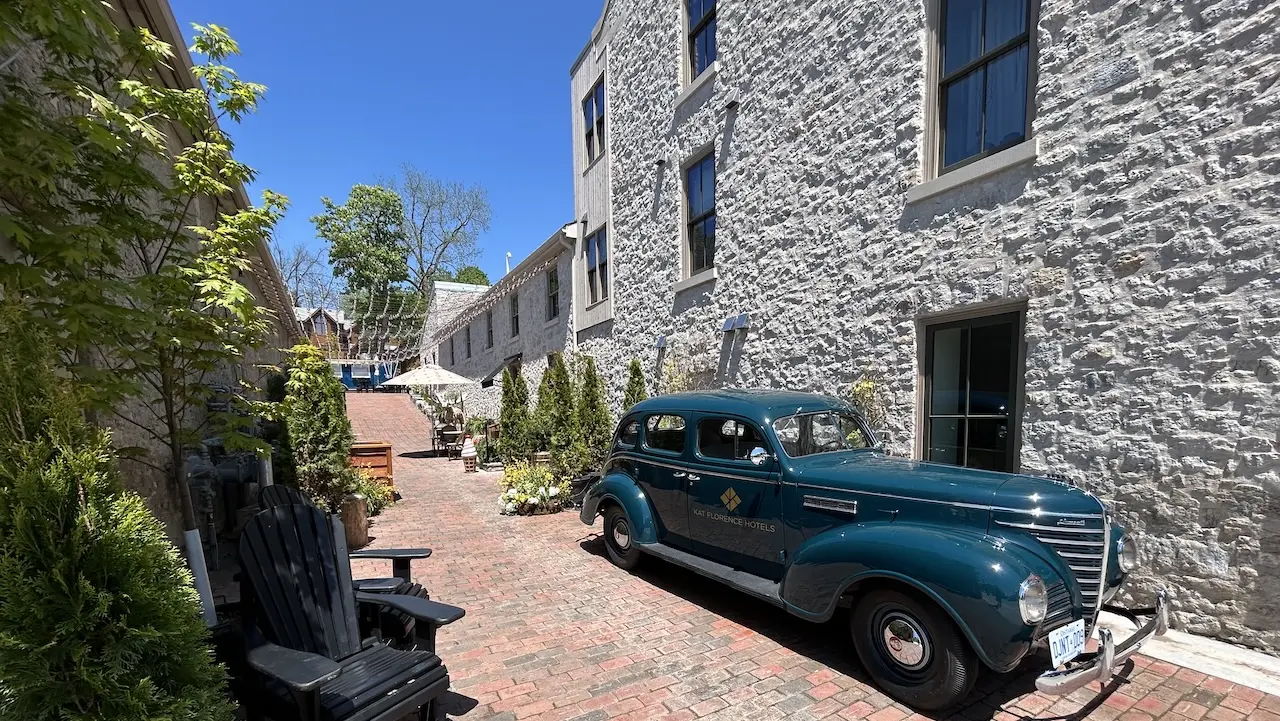 Limestone gives Elora a European feel