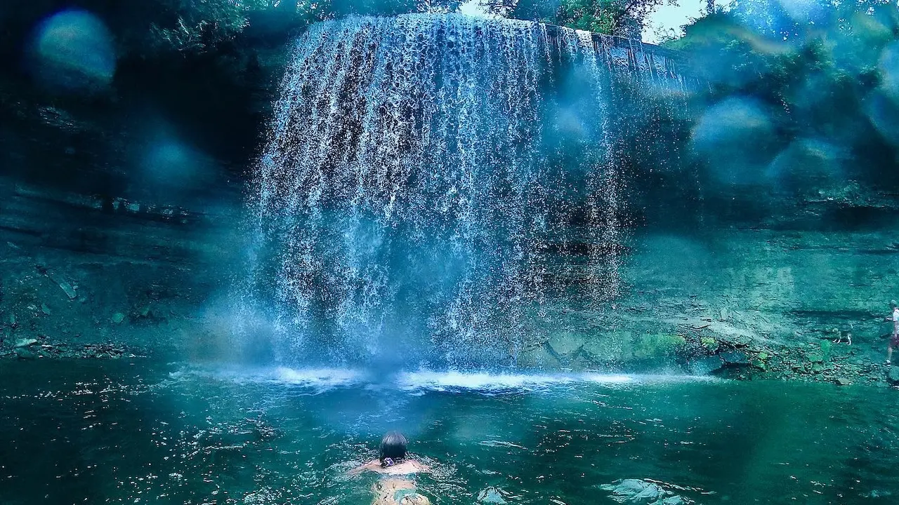 bridal veil falls kagawong