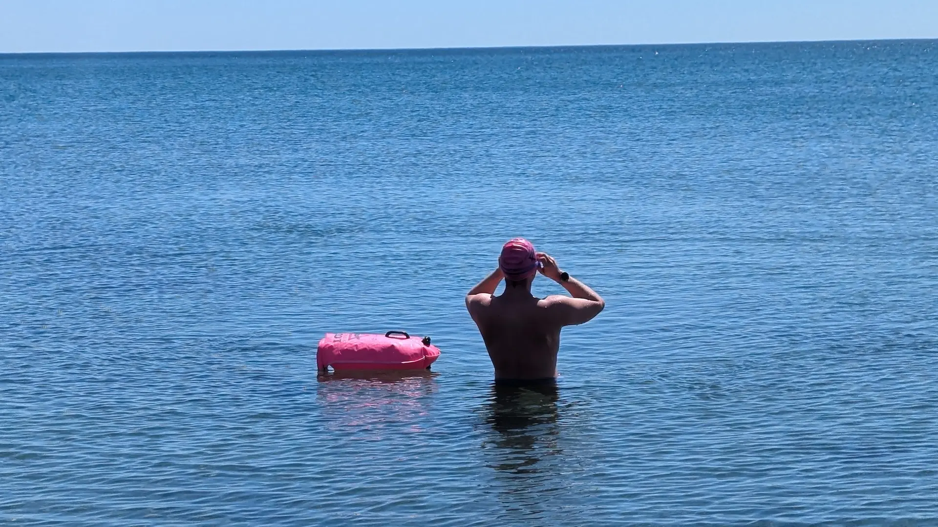 lev goldberg trans swim great lakes