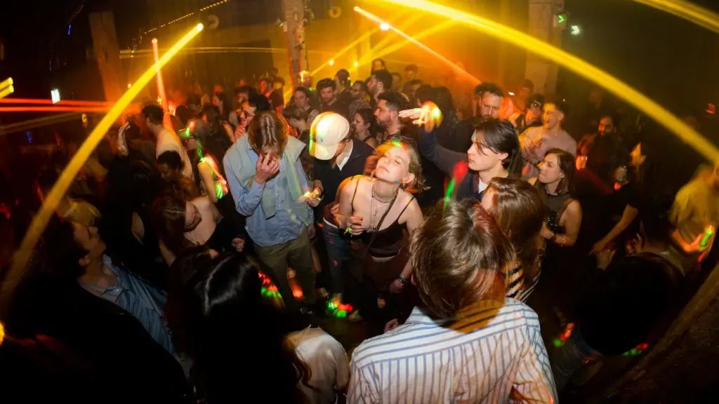 People in a nightclub