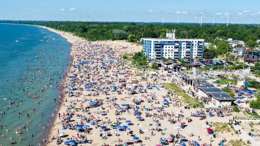 Grand Bend beach, Ontario